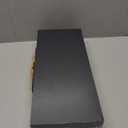 BAYKA Floating Shelves for Wall, Wall Mounted Rustic Wood Shelves for Bathroom, Bedroom, Living Room, Kitchen, Hanging Shelf for Books/Storage/Room Decor with 22lbs Capacity (Black, Set of 3, 15.7in) (A. Black - Universal Classic Style)