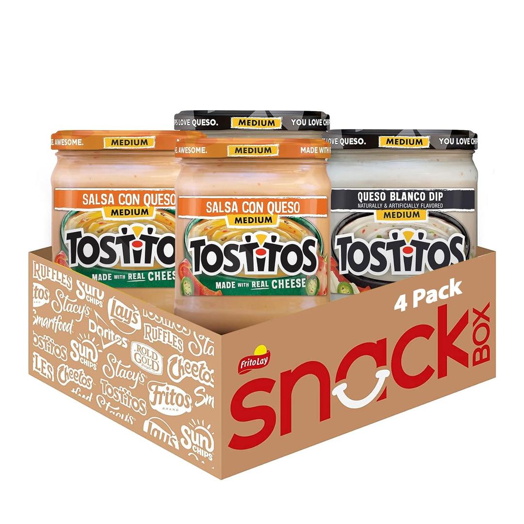 Tostitos, Queso Variety Pack, 11.25 Ounce (Pack of 4) (EXP 10/05/26)