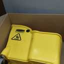Rubbermaid Commercial Products 31 QT Tandem Mop Bucket and Wringer Combo on Wheels, Yellow, for Floor Cleaning/Wet Mopping