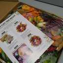 24 Inch Fall Wreath for Front Door, Artificial Harvest Fall Wreath