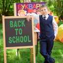 24 Sheets Large Letter Stickers 4 Inch Big Font 282 Pcs Glitter Alphabet Number Stickers Self Adhesive Stick on Letters for Poster Board Bulletin Board Mailbox Crafts Classroom Home Decor(Green)