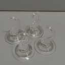 4 pack Suction Cup Heavy-Duty HookLarge Clear Reusable Wreath Vacuum Hookuse for Windows Tiles Glass Smooth Doors and Mirrors to Hang Bags Coats Umbrellas kitchenware and Christmas Wreaths