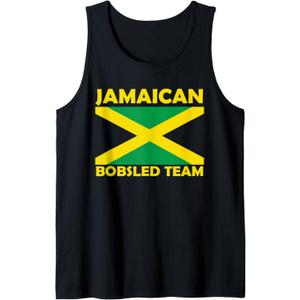 Last minute Jamaican Bobsled Team Halloween Group Costume Tank Top, Medium
