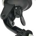 Windshield/Suction Cup Mount Bracket for 7 Inch Display, Dash Cam GPS Holder, Rear View Backup Camera Monitor Fix on Windshield (Black)