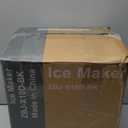 Sweetcrispy Countertop Ice Maker, Portable Ice Machine Self-Cleaning, 9 Cubes in 6 Mins, 26 lbs/24Hrs, 2 Sizes of Bullet Ice for Home Party Office, Elegant Black