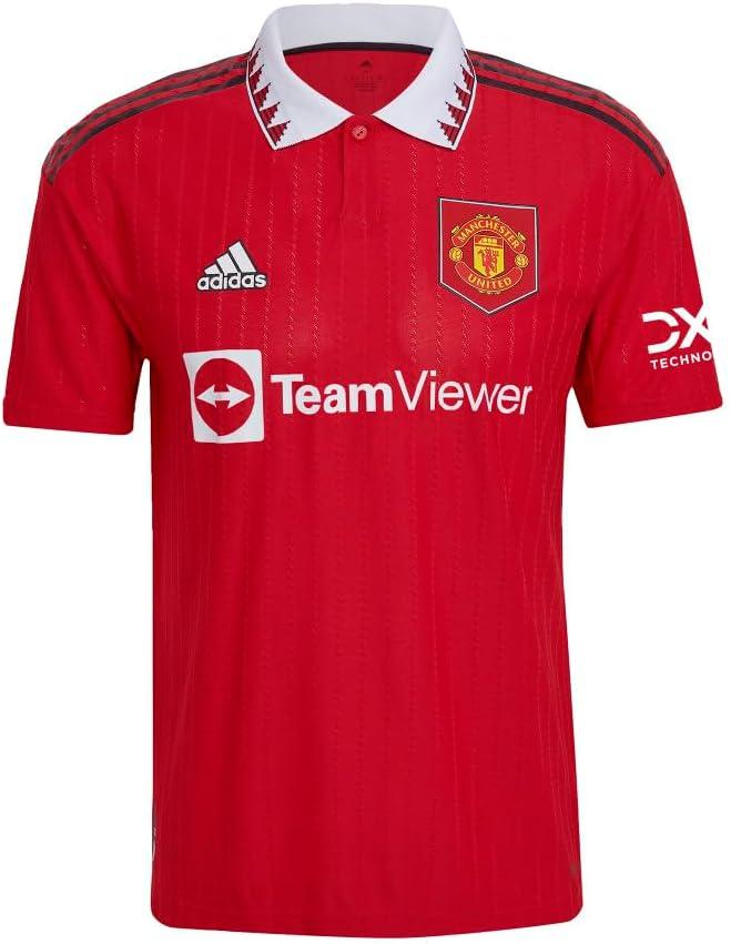 adidas Men's adidas Manchester United Home Jersey (X-Large, Real Red)