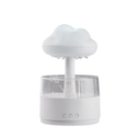Rain Cloud Humidifier - Snuggling Cloud Rain Humidifier Raincloud Diffuser, Cute Raining Night Light Cloud Diffuser Aromatherapy Essential Oil Diffuser Micro Desk Fountain Water Drop Sound (White)