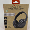 Helix Pro Wireless Active Noise Canceling Foldable Headphones (USB-C Charging), Black