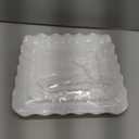 Coitak 3 Tier Cupcake Stand, Plastic Tiered Serving Stand, Wavy Dessert Tray for Tea Party, Birthday and Wedding (Pure White)