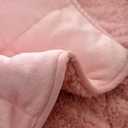 Sherpa 15lb Weighted Blanket for Adult, Both Sides Reversible Velvet Soft Plush Weighted Heavy Blanket for All Season Pink 60in*80in