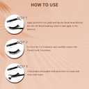 QUEWEL Lash Clusters Kit, 240 Pcs Lash Clusters 30D+40D DIY Lash Extensions Kit with Applicator Tool, Bond and Seal Super Hold, Glue Remover Easy to Apply at Home(30D+40D D MIX8-14)