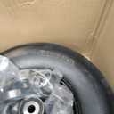 RONPOW 13x6.50-6 Lawn Mower Flat Free Tires and Wheels, 13x6.5-6 Heavy Duty Solid Front Tire for Zero Turn Mowers, 500Lbs Load, Universal 3/4", 5/8" and 1/2" Bearings, 5.51"-7.91" Hub, 2Pack Black