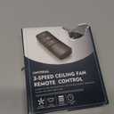 Universal Ceiling Fan Remote Control Kit,Hampton Bay Fan Remote Kit Replacement for Hunter,Harbor Breeze, Home Decorators,3-Speed, Light Dimming,Time Delay, KUJCE10320/TR222A,2AAZPHD3/HD3,98130,TX028C