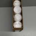 LITOPAK 200 Count Coffee Cup Lids, 3.54'' Disposable Plastic Lids for 10oz, 12oz, 16oz, and 20oz Paper Cups, White