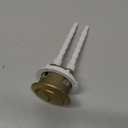 38mm Dual Push Flushing Toilet Button, Gold Flush Button, Adjustable Toilet Tank Button Replacement with 38mm Thread Diameter for Most Standard Toilets