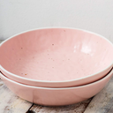Stone lain Elena Stoneware Dish Set, 4 Bowls, Pastel Pink 