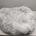 Donut Dog Bed - Premium Comfort for Anxiety Relief - Fluffy & Calming Design with Ultra-Plush Support | Cozy Round Dog Bed with Super Soft Circle Style (Medium, Grey)