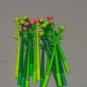 YYaaloa 30pcs Flower Pens Rose Shaped Gel Ink Pens 0.5 mm Black Ink for Child, Women, Coworkers Kids Office School Home Gifts Party Supplies (Rose shaped 30pcs)