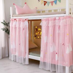 Dorm Bunk Bed Curtain Home Privacy Bed Cloth Shading Curtain Net Bed Tent Dustproof Bed Canopy Single Sleeper Bedding Curtain Blackout Cloth Student Dormitory Tent Lightproof Bed Spread Curtain Canopy