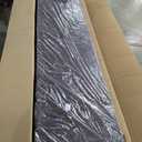 FDW Room Divider Wood Screen Mesh Woven Design Room Divider Folding Portable Partition Screen for Home Office (4 Panel, Brown)