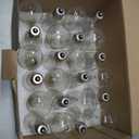 Brightown 24-Pack Edison Replacement Light Bulbs,7W E17 Screw Base ST40 Replacement Clear Glass Light Bulbs for Outdoor Patio ST40 String Lights, Warm White