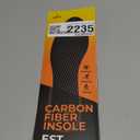 EstCarbon - Carbon Fiber Insole - 1 pc, Men 8-8.5, Women 9 - Unisex Orthotic Shoe Insert - Stiff Foot Plate - Turf Toe, Hallux Rigidus, Flat Feet, Plantar Fasciitis, Mortons Extension