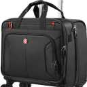 star cloud Rigid Frame Rolling Laptop Bag on Wheels, Rolling Briefcase with USB & Type-C Charging Port,Water Resistant Rolling Computer Bag for 17.3 Inch Laptop, Work Travel and Business