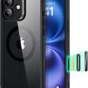 ESR for iPhone 16 Case, Compatible with MagSafe, Shockof Military-Grade tection, Magnetic Phone Case for iPhone 16, Classic Hybrid Case (HaloLock), Black