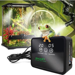 Reptile Fogger Automatic Reptile Mister Fogger for Terrarium, Timed Terrariums Humidifiers for Chameleon/Lizard/Snake/Turtle/Frog (Touch Version)