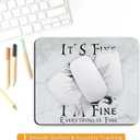 2 x Cat Mouse Pad Mouse Pads for Desk,Travel Mousepad for Wireless Mouse Gaming Work Laptop,Personalized Computer Mouse Mat, Home Decor Office Desk Accessories