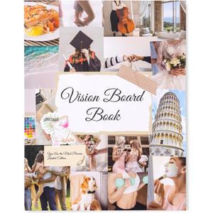 Vision Board Book: Vision Board Supplies with 1100+ Images & Quotes Collage Magazine BookCreate Vision Boards, Scrapbooks, And JournalsInspire Dreams And Goals