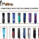 30W Detachable Dog Grooming Wide Blades,Compatible with Andis,Oster A5,Wahl KM10 Series Clippers,Cut Length 1/50(0.5mm)