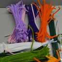 800 PCS Pipe Cleaners Craft, Pipe Cleaners Flowers Kit with Handle, 13 Colors Chenille Stems with Instruction, Art and Craft Supplies