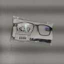 SPORTEX SAV Men's EAR4149 Blue Light Reading Glasses - Flexible, Durable, Lightweight, High-Performance Blue Light Readers for Men, Grey, +1.50