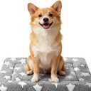 Dog Bed Mat - Comfortable Kennel Pad, Multi-Purpose Crate Bed & Mat for Dogs & Cats Soft Crate Pad for Dog & Cat (Gray, M(30"x20"x1.5"))