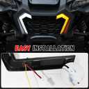 LED Turn Signal Fang Lights for Honda Talon 1000R & 1000X(2019-2024), 1000X-4 (2020-2025), Front Grille Accent Signature Lights, 2 PCS
