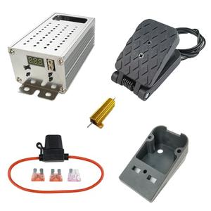 PWM 0-30s Soft Start/Soft Stop DC Motor Speed Controller with Variable Speed Padel Braking Resistor Gear Shifter Kit