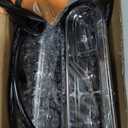 Motorcycle Rear Saddlebag Accent LED Light Insert Filler Support Black Replacement for Harley Touring FLHTCU FLHTK FLTRU Road King Electra Glide Ultra Classic 2014-2022 (Chrome)