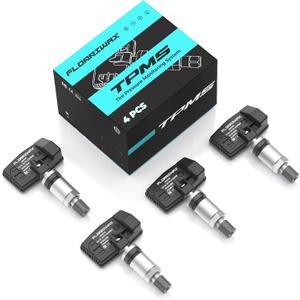 TPMS Sensor 433MHz Tire Pressure Monitoring Sensor Compatible with Nissan Altima Maxima Murano Pathfinder Infiniti. OE Replacement # 407003JA0A,407003JA0B,407009DJ0A (4Pcs)