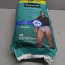 Depend Fresh Protection Adult Diapers, Incontinence Underwear for Men, Disposable, Maximum, Large, Grey, 28 Count, Packaging May Vary