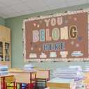 Teacher Created Resources Everyone is Welcome You Belong Here Bulletin Board (TCR7168), 15.5" x 9"