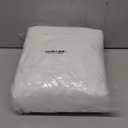 Amazon Basics Waterproof 18 inch Mattress Protector King Size, Breathable, Machine Washable, White