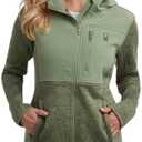 Spyder Women's Softshell Jacket - Bonded Micro-Fleece Lightweight Jacket Women - Full Zip Up Hooded Jackets for Women Size M