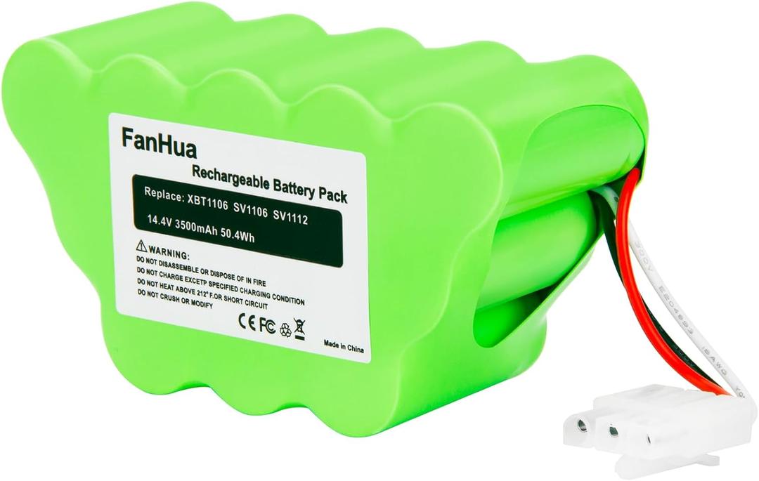 XBT1106 Battery Replacement for Shark SV1106 SV1107 SV1100 SV1112 Freestyle Rotator Cordless Stick Vacuum Cleaner, 14.4V 3.5Ah Ni-Mh Shark Batteries XBT1106 Battery Replacement for Shark SV1106 SV1107 SV1100 SV1112 Freestyle Rotator Cordless Stick Vacuum Cleaner, 14.4V 3.5Ah Ni-Mh Shark Batteries
