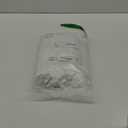 Simplebrand Ava Pure White Curtains for Bedroom 63 Inch Length 2 Panels Set, Light Filtering Window Treatment, Light Filtering Curtain Drapes, Soft Casual Rod Pocket Privacy Curtains, W40 x L63 Inch