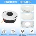 27-2 Trimmer Head Cover Cap Compatible with Stihl FS70R FS80R FS90 FS85R FS100 FS110 FS111 FS130 FS131 FS240 FS250,27-2 25-2 Weed Eater Trimmer Head Cap Replacement Parts 4002 713 97122 Pack