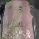 Jaoul Dog Car Seat for Small Dogs - Fully Detachable with Adjustable Straps Center Console Dog Booster Seat - Comfortable Bow Design Pet Car Seats - Portable Pet Booster Seat for Puppy, Cat (Pink)