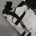 Ski Gloves - Waterproof Winter Snowboarding Gloves for Men & Women, Touchscreen Compatible, Warm Below -30F (Large, White)