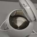 OVENTE Electric Kettle, 1.7L Fast Boiling Water Heater for Coffee or Tea, BPA Free with Water Level Gauge, Auto Shut-Off, Boil-Dry Protection, Indicator Light and Removable Filter, White KP72W