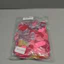 Hot Pink Balloons Garland Arch Kit, Metallic Chrome Magenta Balloon Happy Birthday Decorations Baby Dark Pink Silver Star Confetti Balloons for Girls Birthday Princess Wedding Baby Shower Party Decor